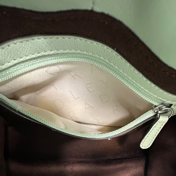 NWOT Radley London Sunny Rise Small Drawstring Crossbody Cucumber Nappa Leather - Picture 5 of 9